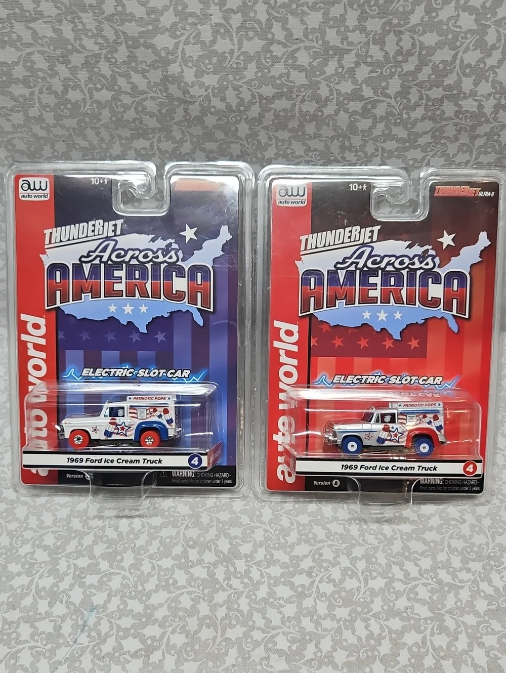 autoworld Thunderjet 1969 ford ice cream truck slot car A & B Across America